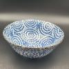 Bol Japon moyen décors spirales et fleurs bleues Motif : Motif A
