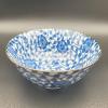 Bol Japon moyen décors spirales et fleurs bleues Motif : Motif D