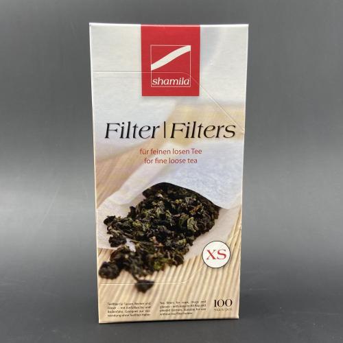 Boite 100 filtres à thé papier taille XS